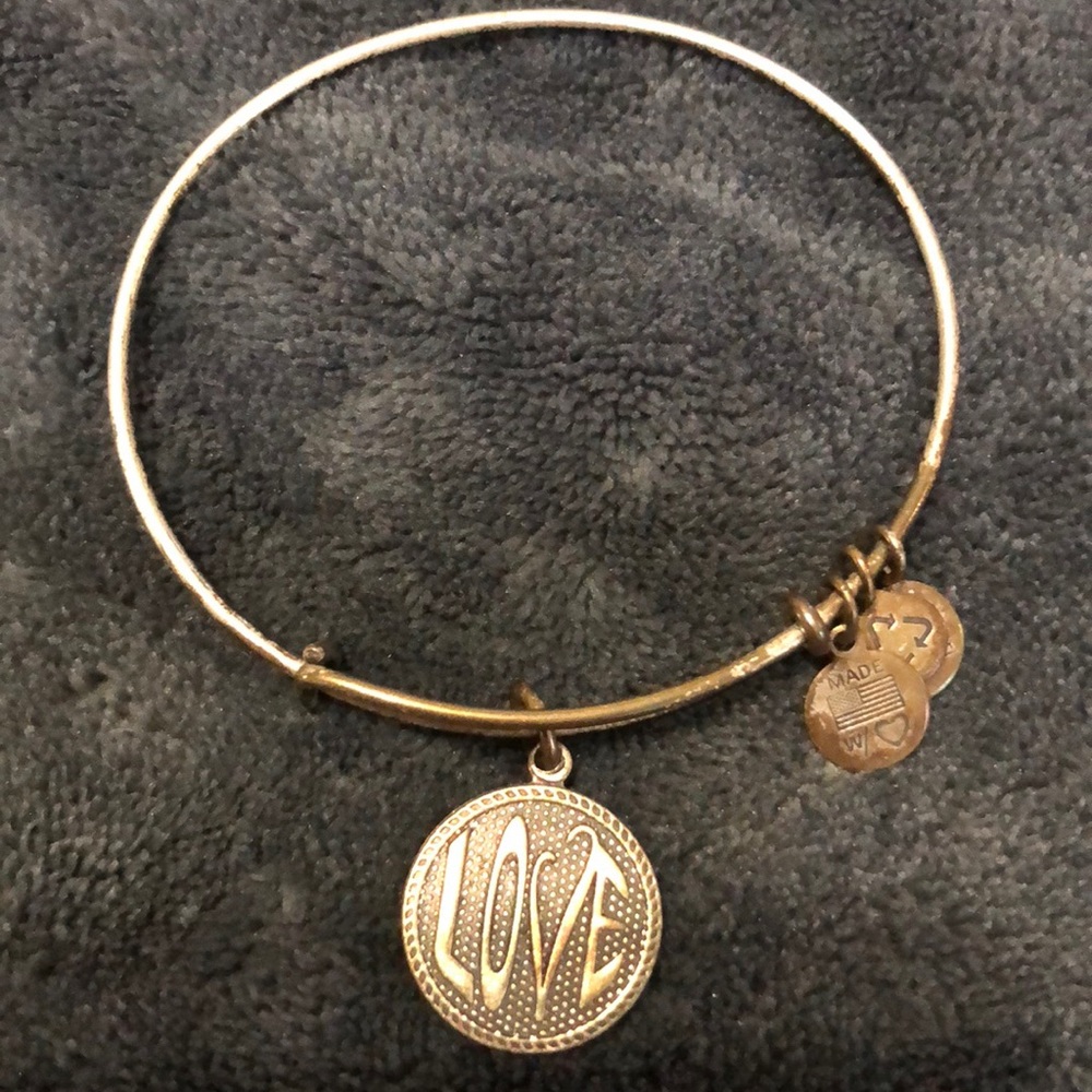Alex and Ani silver bracelet